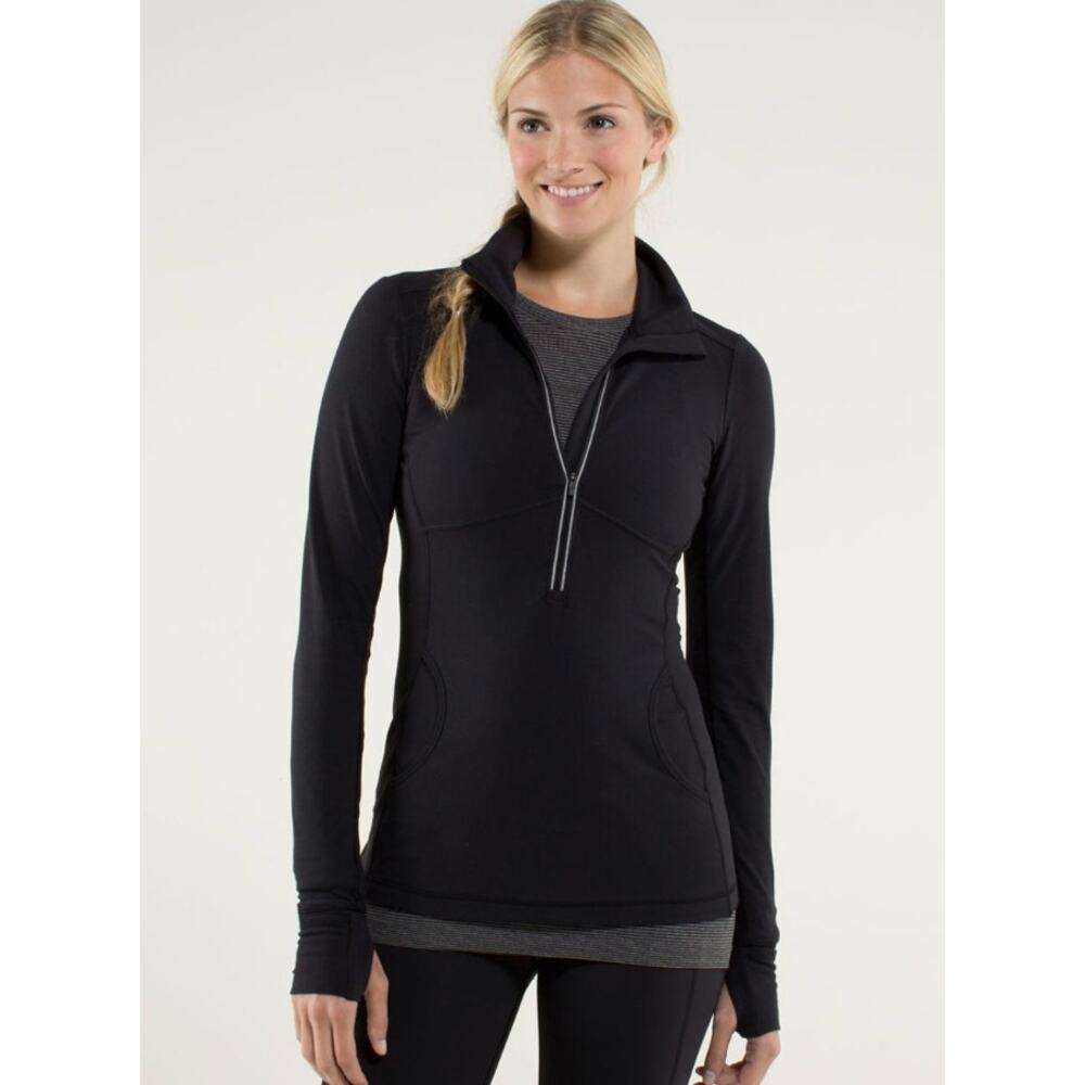 EUC lululemon Star Runner Pullover Black - 8